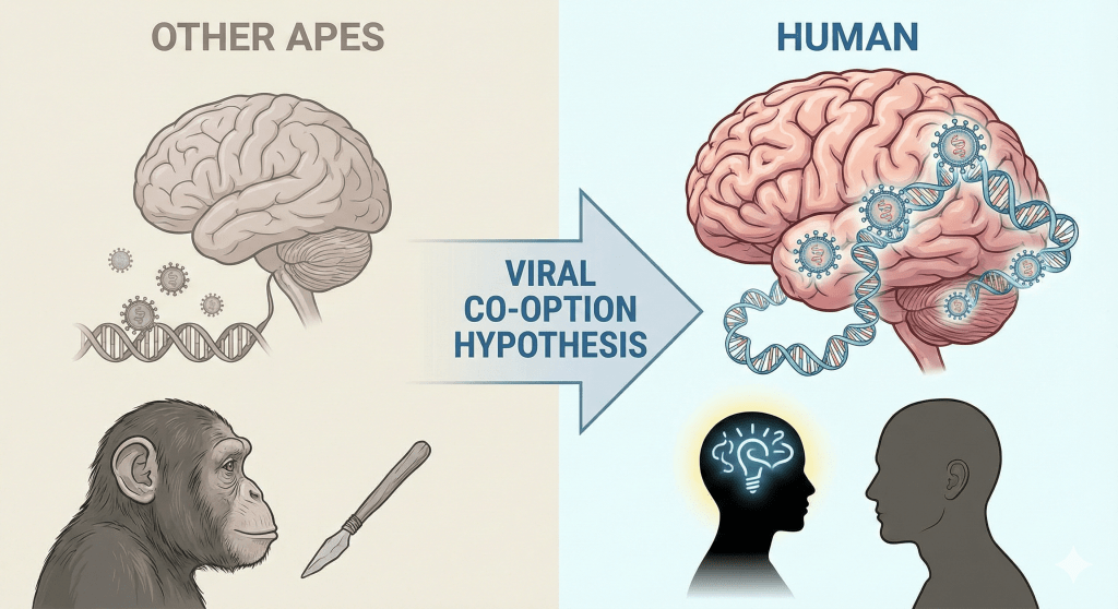When Viruses Guide Creation: Retroviruses, the Human Brain, and the Evolution of&nbsp;Language